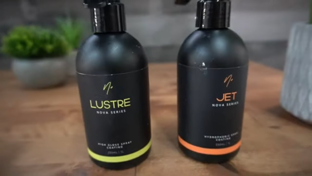 NV Car Care Lustre And Jet From The Nova Series!  GLOSS OFF THE CHARTS!!