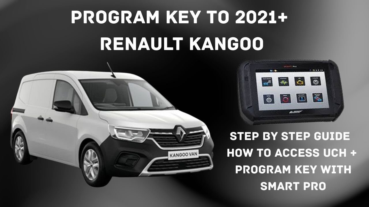 RENAULT KANGOO 2021+ PROGRAM KEY VIA UCH WITH SMART PRO. REMOVE GLOVEBOX (Tutorial) Key programming