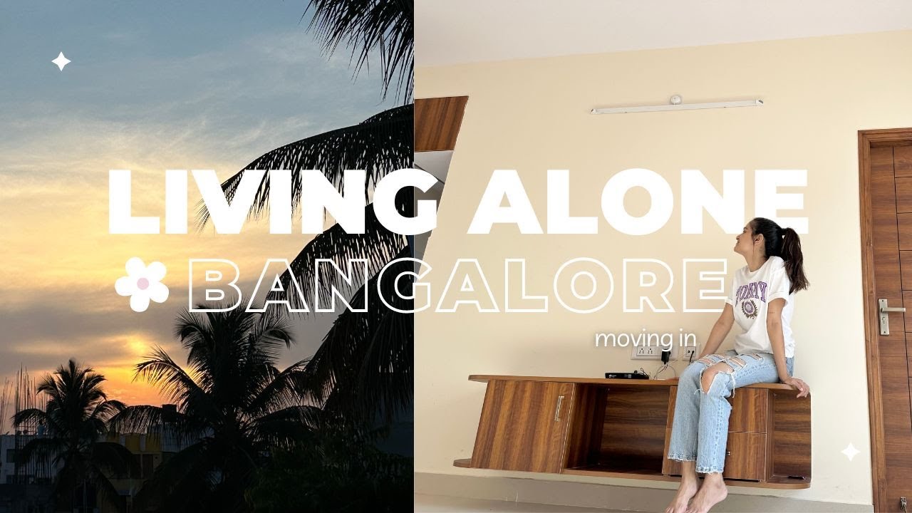 MOVING VLOG! 📦🏠✨| *BANGALORE* empty house tour, cleaning, organising, living alone