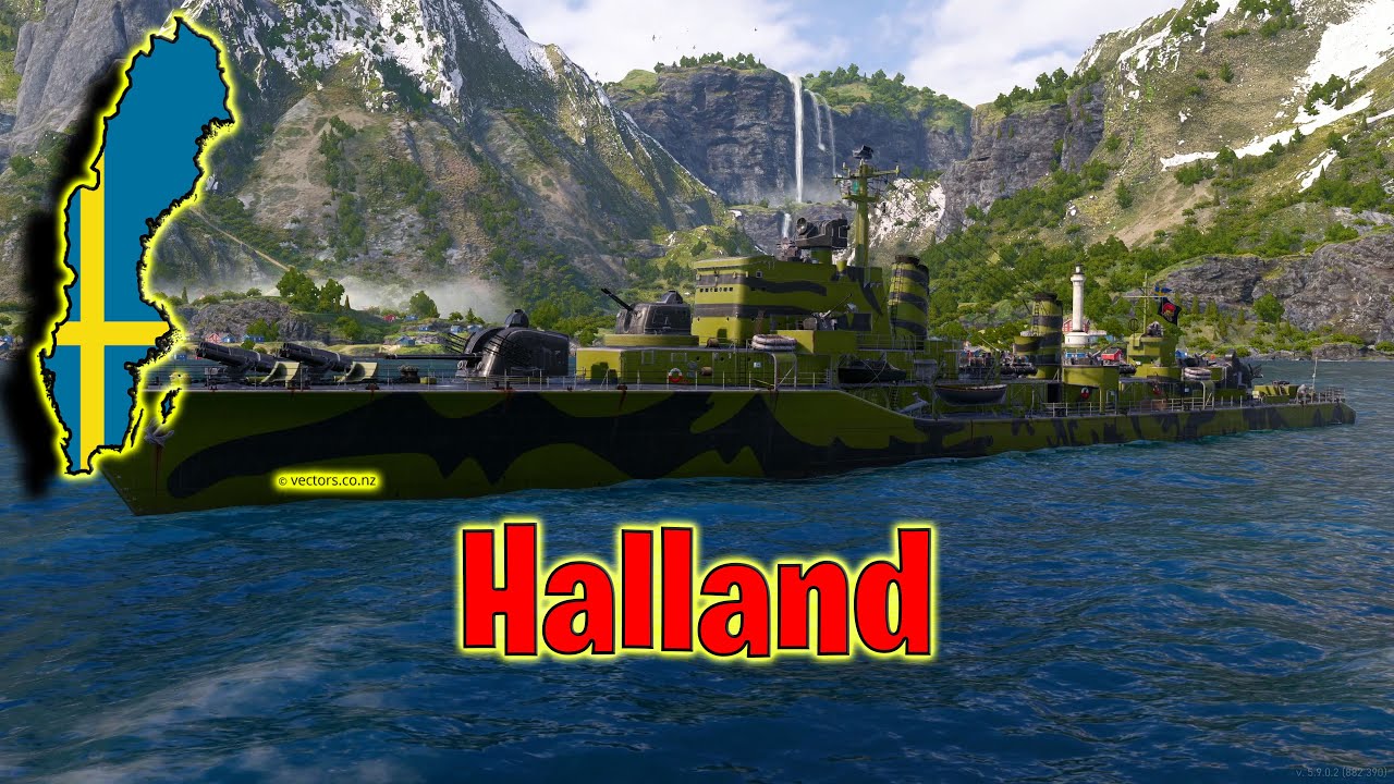 Meet The Halland! Legendary Swedish Destroyer (World of Warships Legends)
