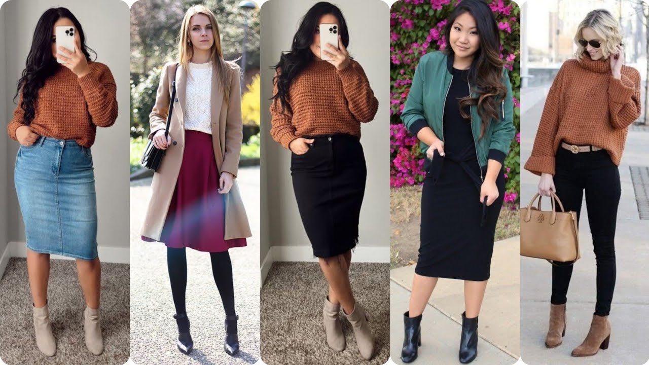 LOOKS IDEAS CON BOTINES 2024" COMO LLEVAR LOS BOTINES OUTFITS