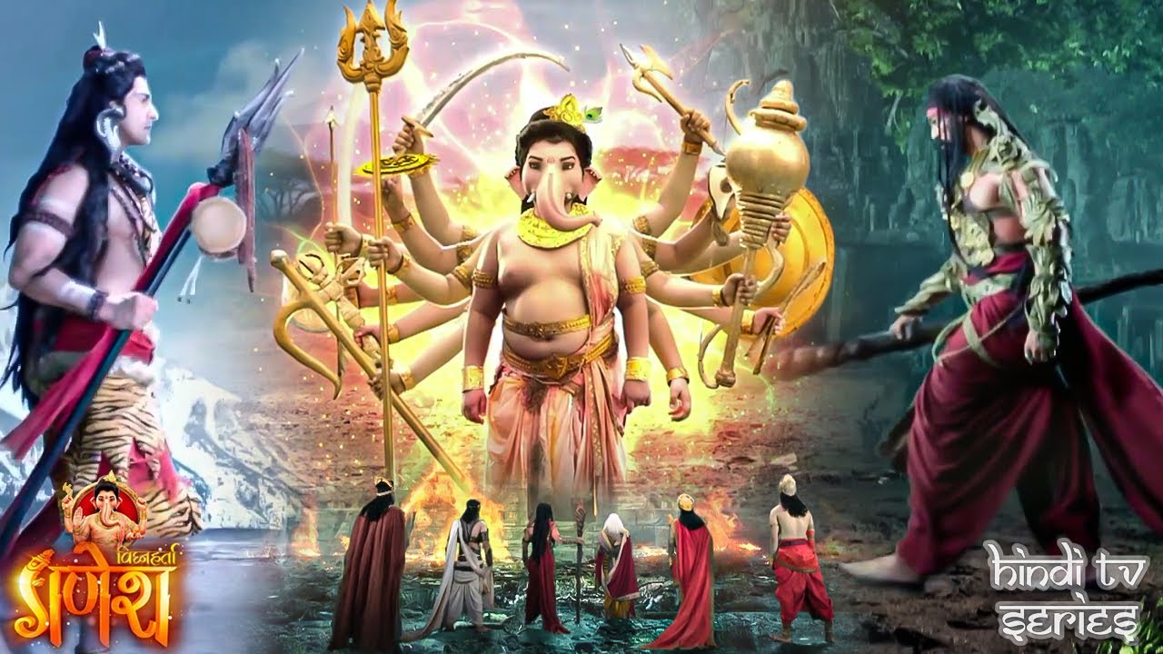 असुर सिंदुरा ने हमला किया गणेशजी पर तो लड़ने आये महादेव | Vighnaharta Ganesh | Maha Episode #ganesh