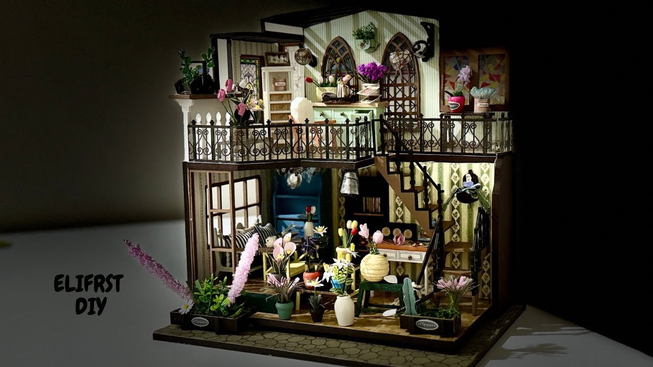 More Progress on the 2nd Floor | Diy Miniature Dollhouse Cardboard