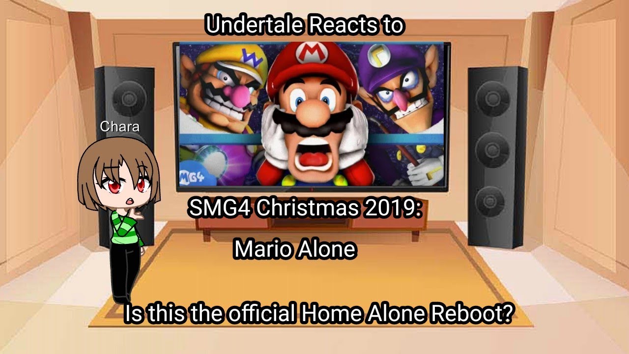 Undertale reacts to SMG4 Christmas 2019: Mario Alone