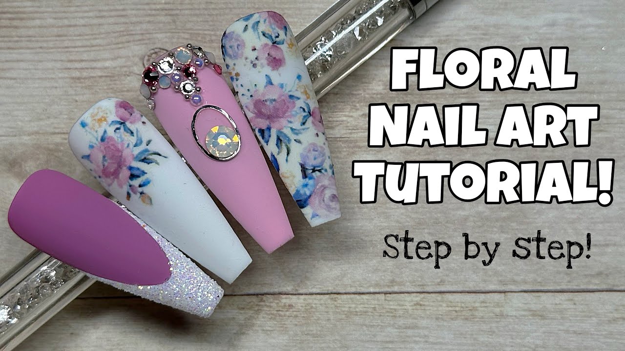 Blush Floral Nail Art Tutorial | Yay or nay?!