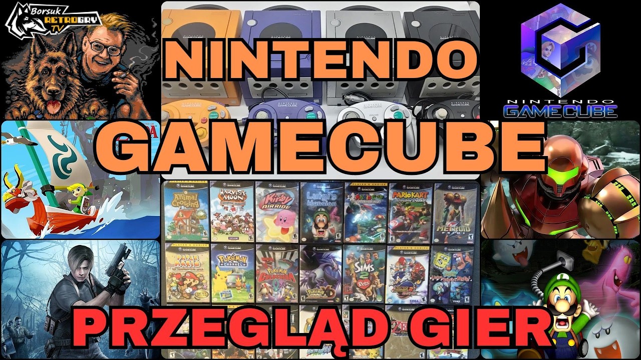 Borsuk Retro Gry TV: NINTENDO GAMECUBE - Przegląd Najlepszych Gier #6 (i nie tylko najlepszych)