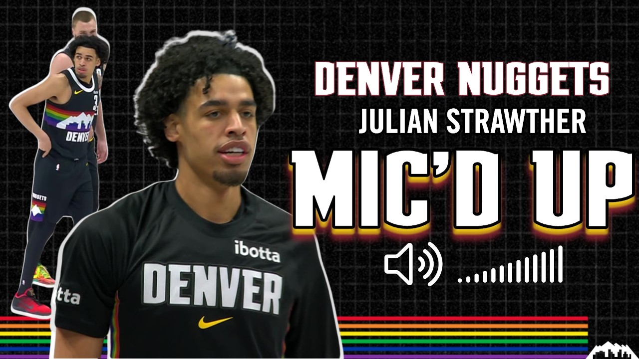 У команды Denver Nuggets микрофон | Джулиан Строутер 🎙️