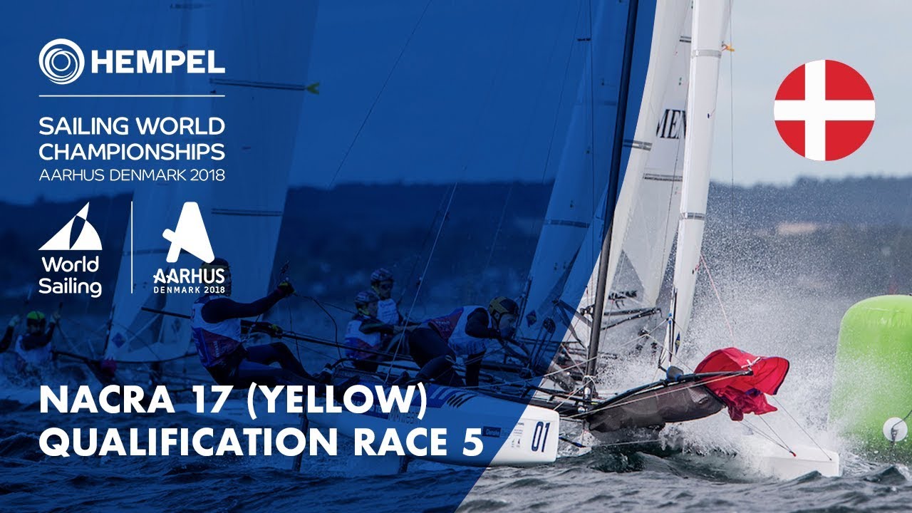 Full Nacra 17 Yellow Fleet Qualification Race 5 | Aarhus 2018