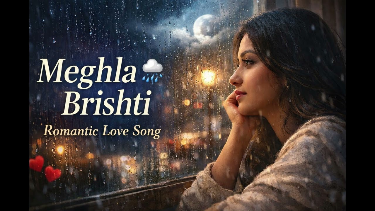 Meghla Brishti Romantic Song | Female POV Love Song | Meghveja Bhalobasha 🌧️ Bangla Romantic Song