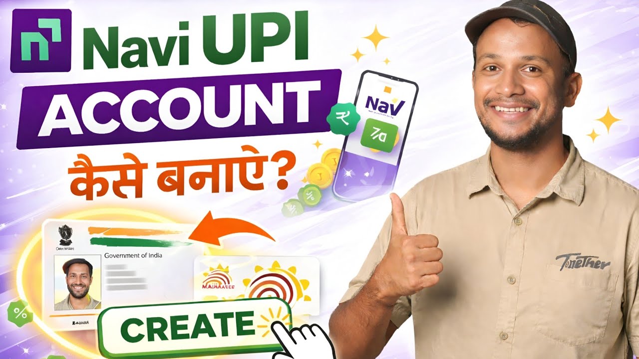 Navi UPI Account Kaise Banaye 2026 | How to Create Navi UPI Account With Aadhar Card | Navi UPI