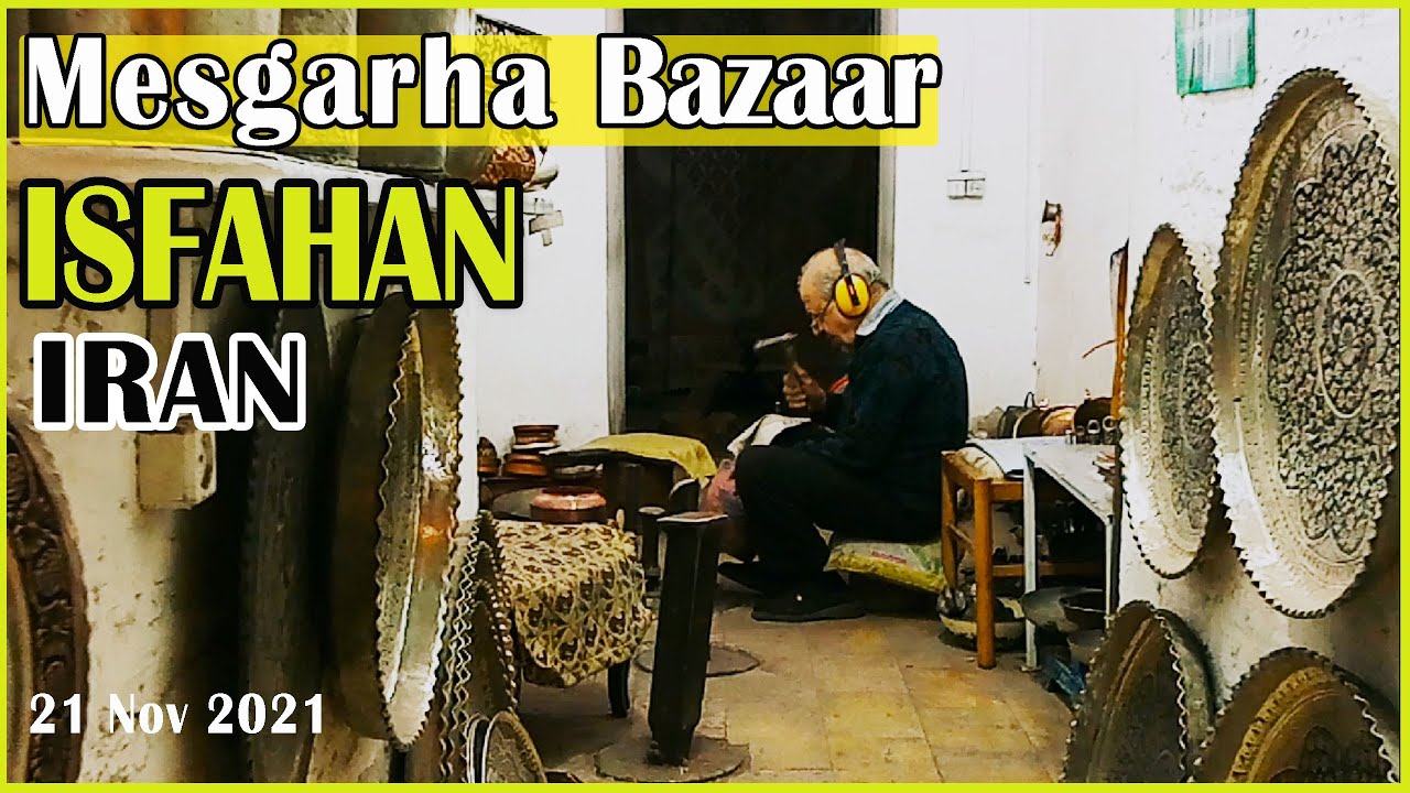 Walking in MESGARHA BAZAR / ISFAHAN-IRAN 2021