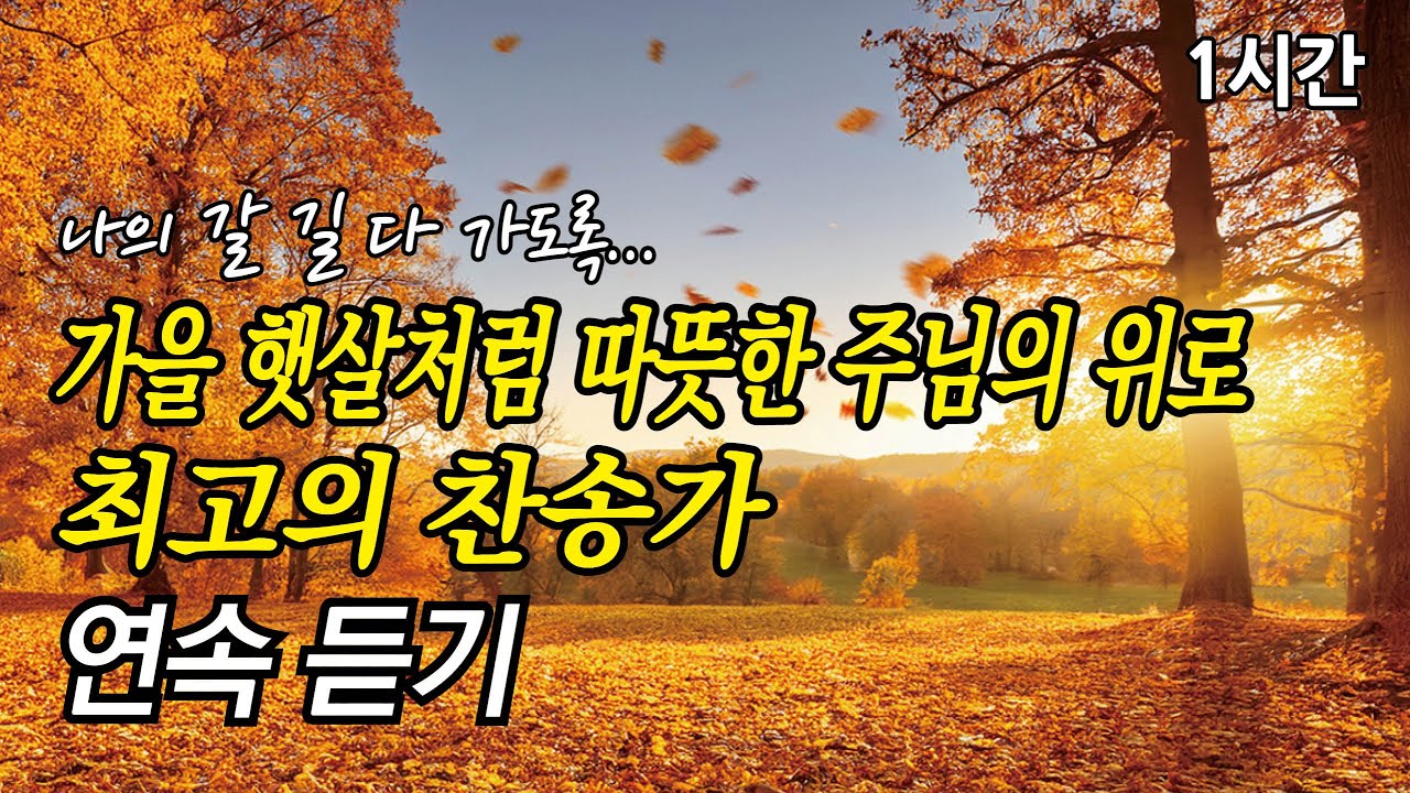 나의 갈 길 다 가도록, 가을 햇살처럼 따뜻한 주님의 위로 찬송가 1시간 연속듣기 | 주 안에 있는 나에게 (찬송가1시간연속듣기, 중간광고없는찬양, 찬송가모음)