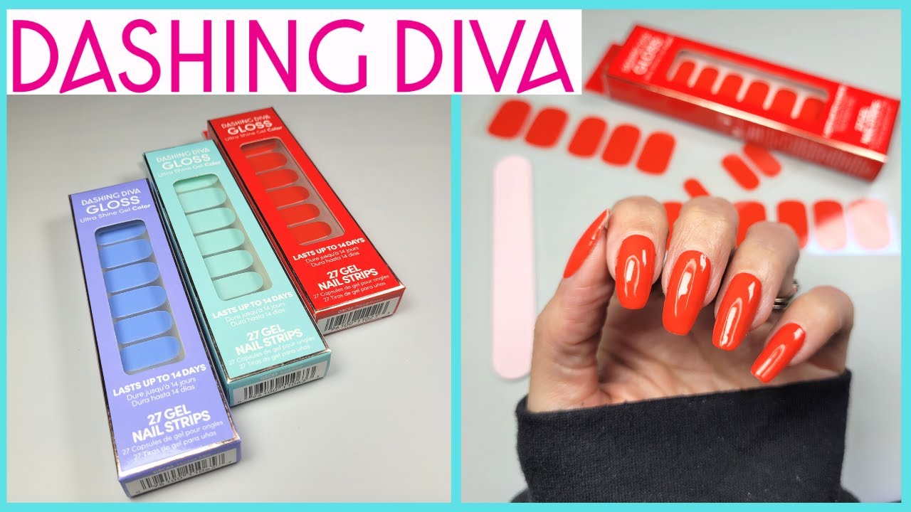 Dashing Diva GLOSS Gel Nail Strips How To Apply & Remove Dashing Diva Gel Nails Strips