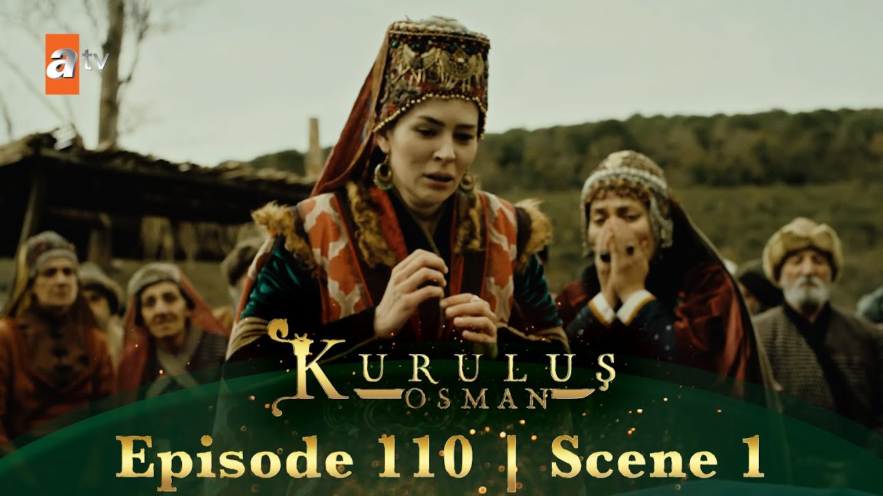 Kurulus Osman Urdu | Season 3 Episode 110 Scene 1 | Malhun Khatoon apne baba ke liye ro rahi hain