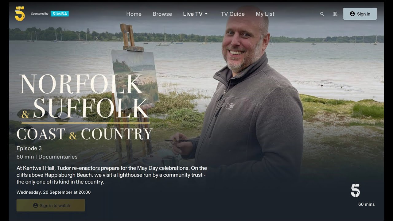 Ed Cooper - As Seen On TV - Channel 5's Norfolk and Suffolk