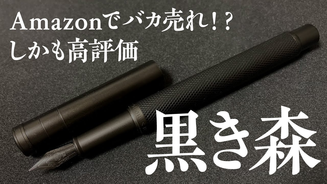 万年筆『黒き森』ってどうなの？HONG DIANってメーカー何者？高評価のワケは？注意点も！ HongDian Black Forest Fountain Pen