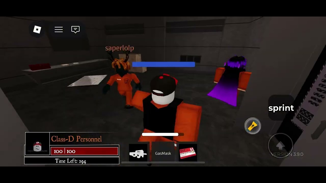 D-Class Gameplay Roblox Containment Breach