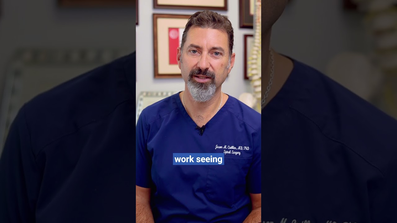 My personal experience with lumbar artificial disc replacement surgery by Dr. Jason Cuellar