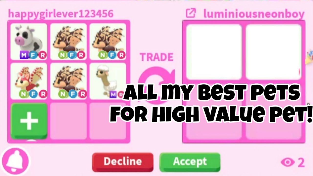 😱😛No Way! I Almost TRADED *ALL MY BEST PETS* For VERY HIGH VALUE PET In Adopt Me + GOT A NEON CABBIT