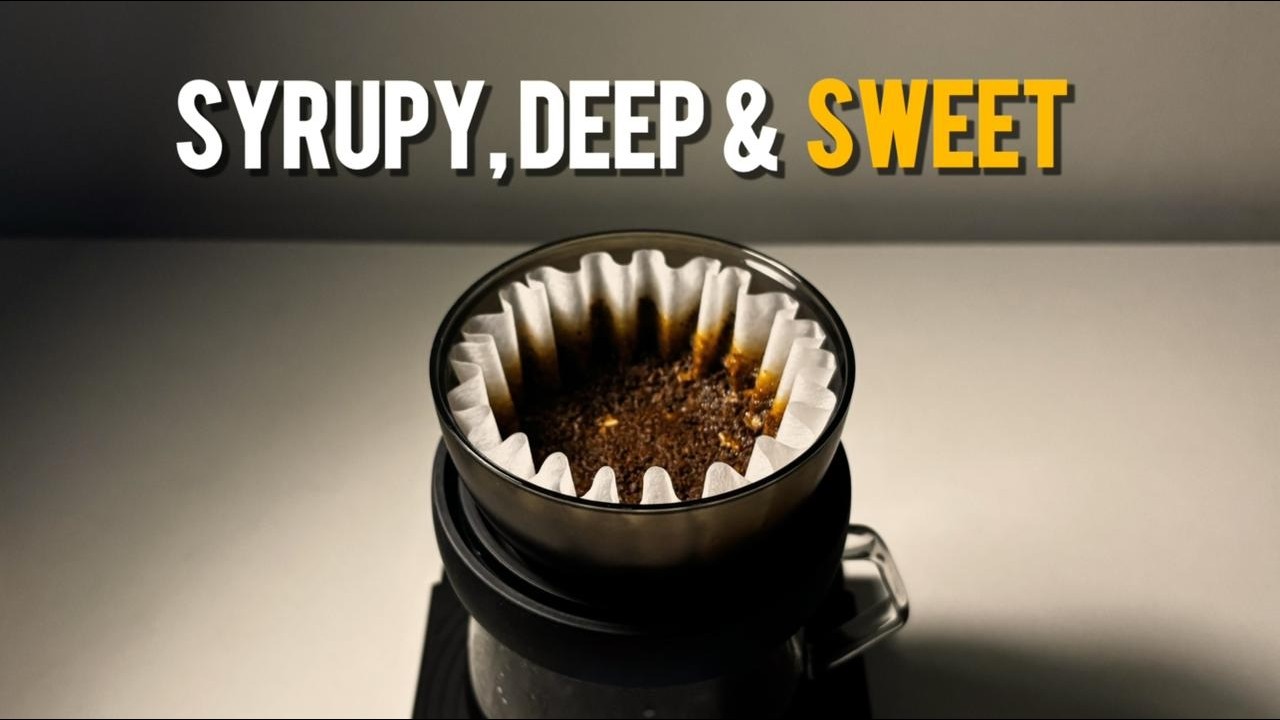 Easy & Fast Method to Achieve Syrupy, Deep & Sweet Final Cup! - Pour Over Recipe