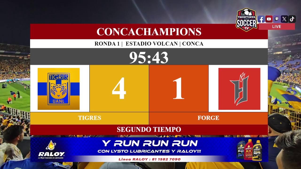 TIGRES VS FORGE | LADF | TREINTONES SOCCER