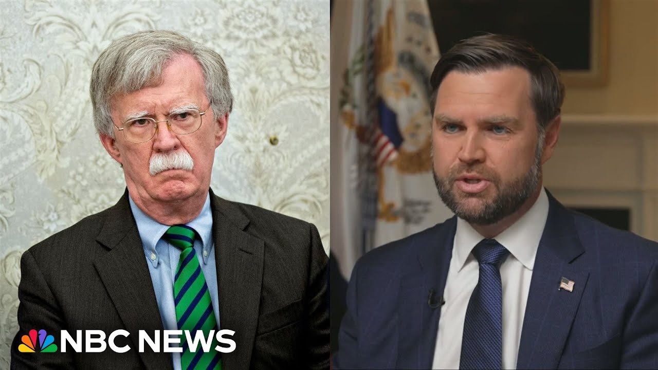 JD Vance says FBI search of John Bolton’s home ‘not at all’ driven by Trump's retribution