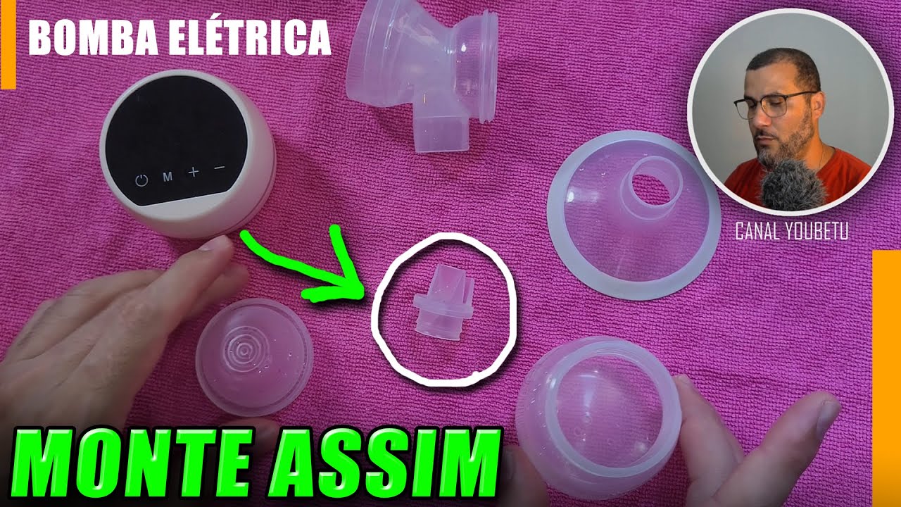 Bombinha de tirar leite da Shopee veja Como montar do jeito certo para funcionar