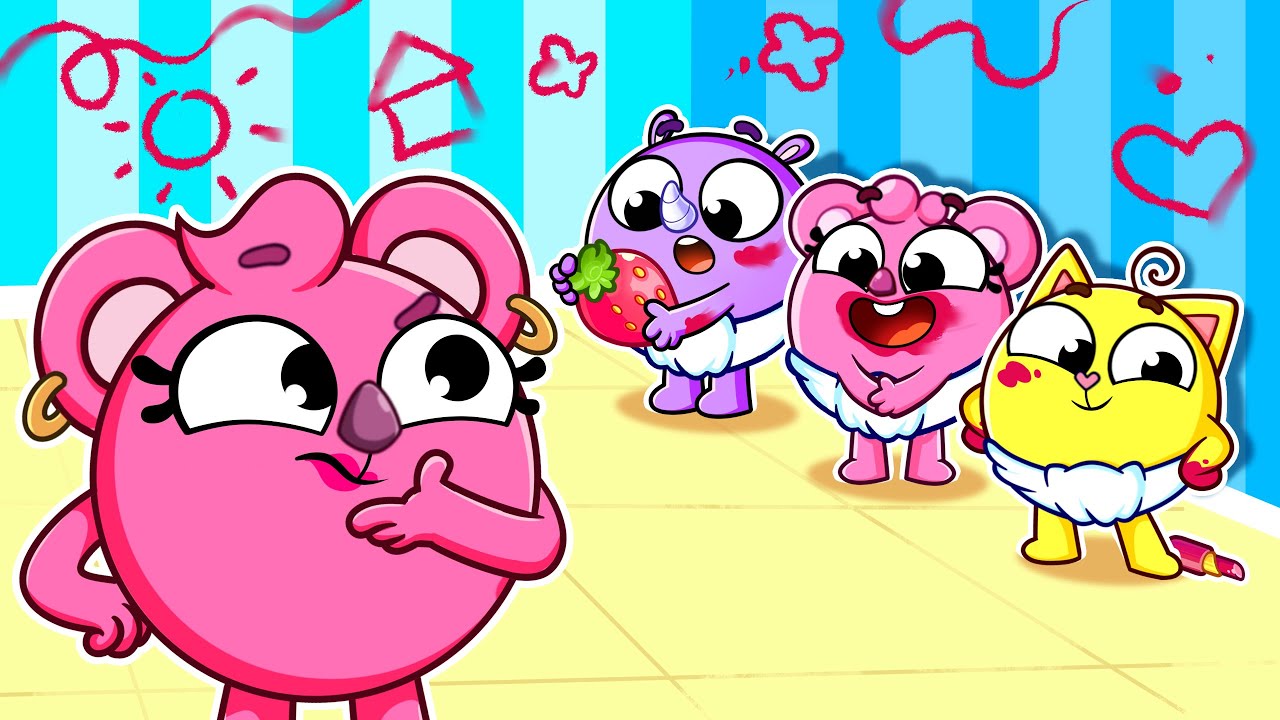 😲 Who Did This? 🧸 Let’s Find Out! 🔍Funny Kids Songs 😻🐨🐰🦁 And Nursery Rhymes by Baby Zoo
