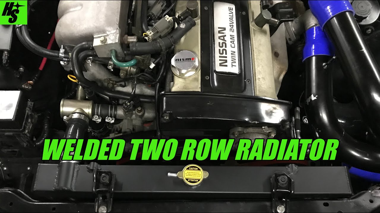 240SX S13 Build - Radiator RB Swap Cooling System Install - How To