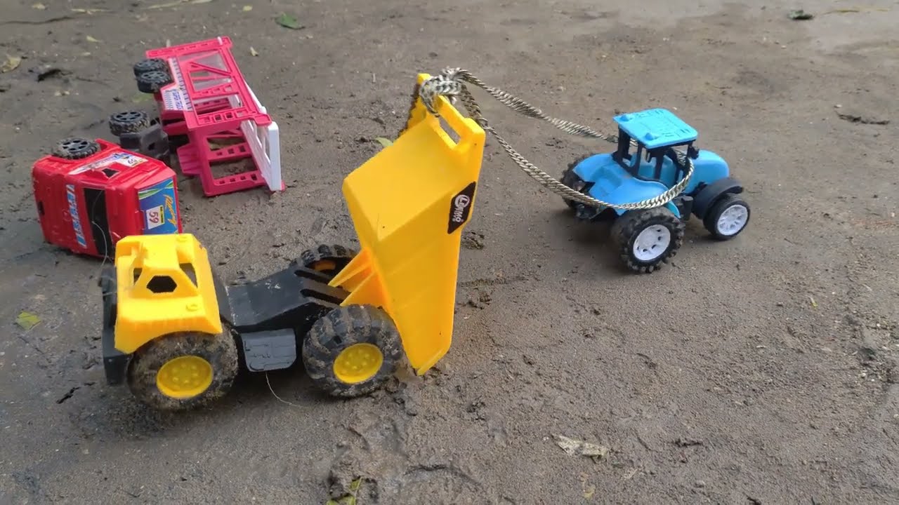 TATA Dumper & TATA Truck Accident | Tractor Rescue in Mud 🚜💥