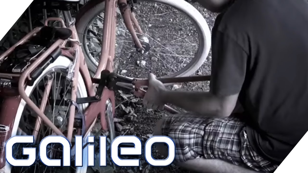 Fahrraddiebstahl: So kann man sich dagegen schützen | Galileo | ProSieben
