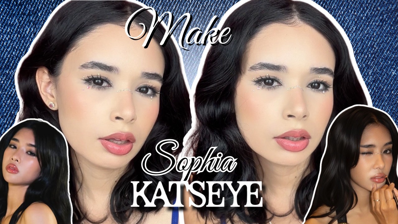 MAKE DA SOPHIA (KATSEYE) | Inspiração de maquiagem pro LOLLAPALOOZA 🎤✨