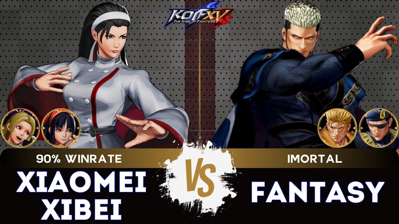 KOF XV🎞️XIAOMEIXIBEI (Hinako/Nakoruru/Chizuru) vs FANTASY (Ryo/Heidern/Goenitz)🎞️Replay Match -11/25