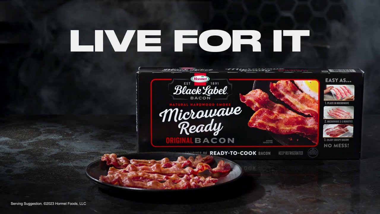 HORMEL&reg; BLACK LABEL&reg; Microwave Ready Bacon 0:06