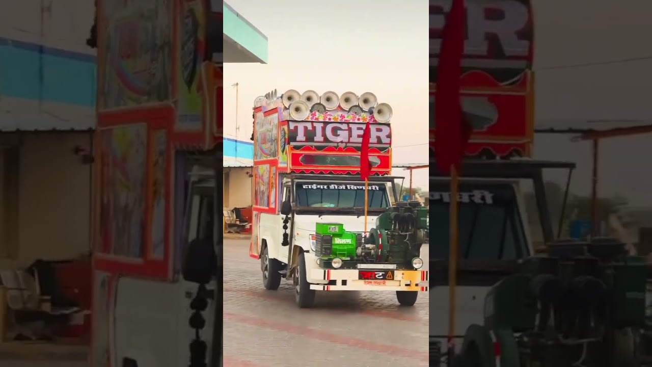 Tiger  DJ sound sindhri  👑👑👑 #automobile  #minidjpickup #djtruck #dj