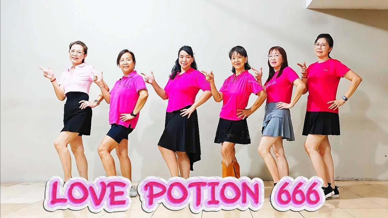 LOVE POTION 666 - Line Dance - Choreo : Rob Fowler @yulita_linedance7465 