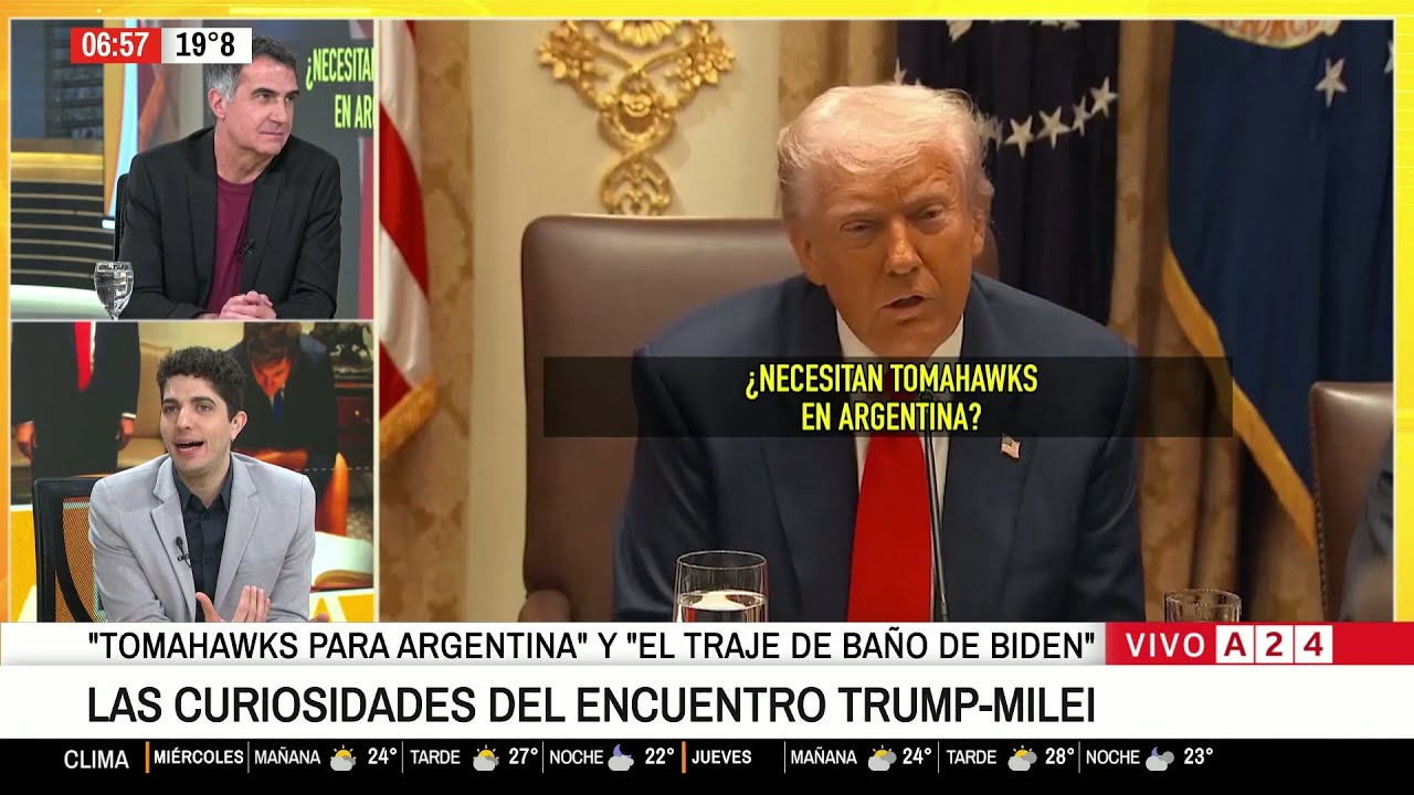 😎 LAS CURIOSIDADES DEL ENCUENTRO DE DONALD TRUMP CON  JAVIER MILEI