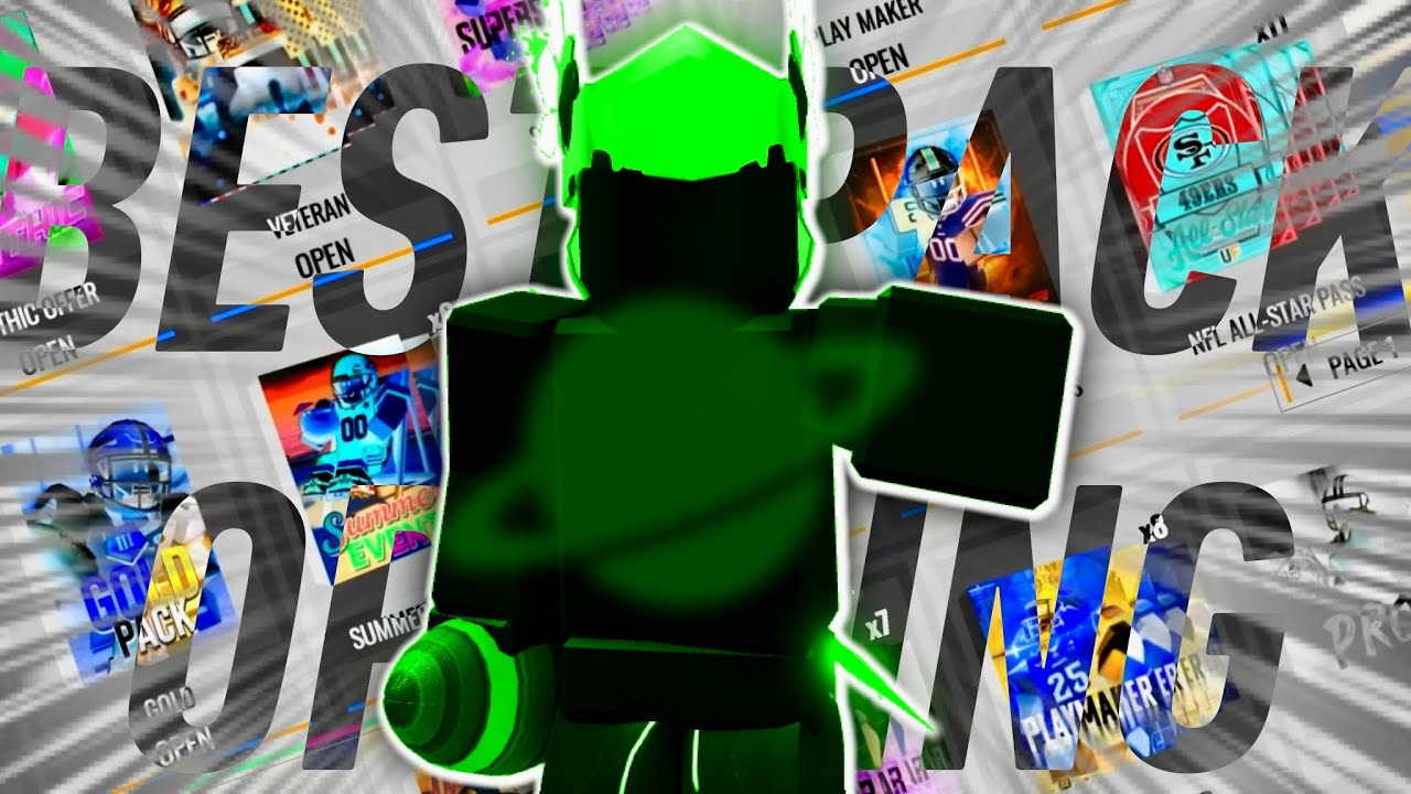 The Greatest Pack Opening in NFL Universe Football History.