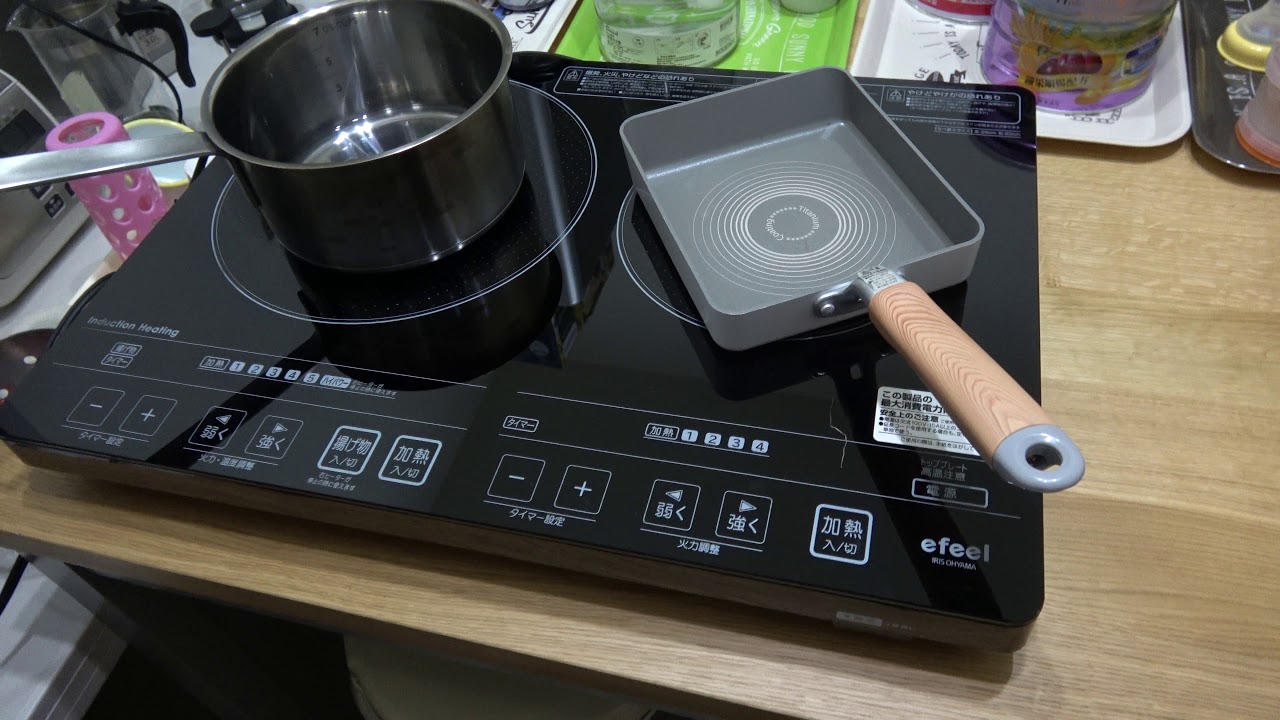 老爸開箱 - 日本IRIS雙口IH電磁爐 -  IH調理器 調理爐 電磁爐 // 黑色