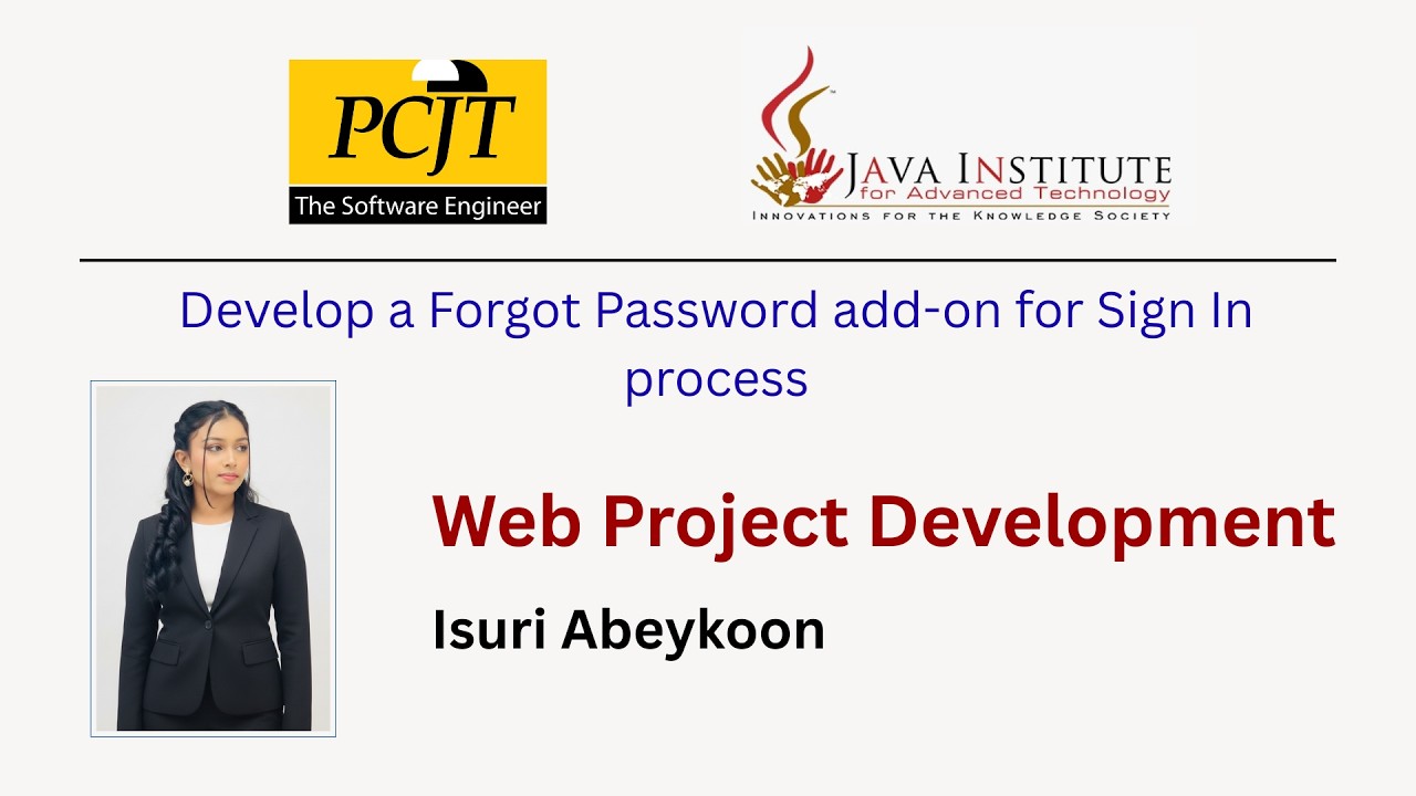 Develop a Forgot Password add-on for Sign In process