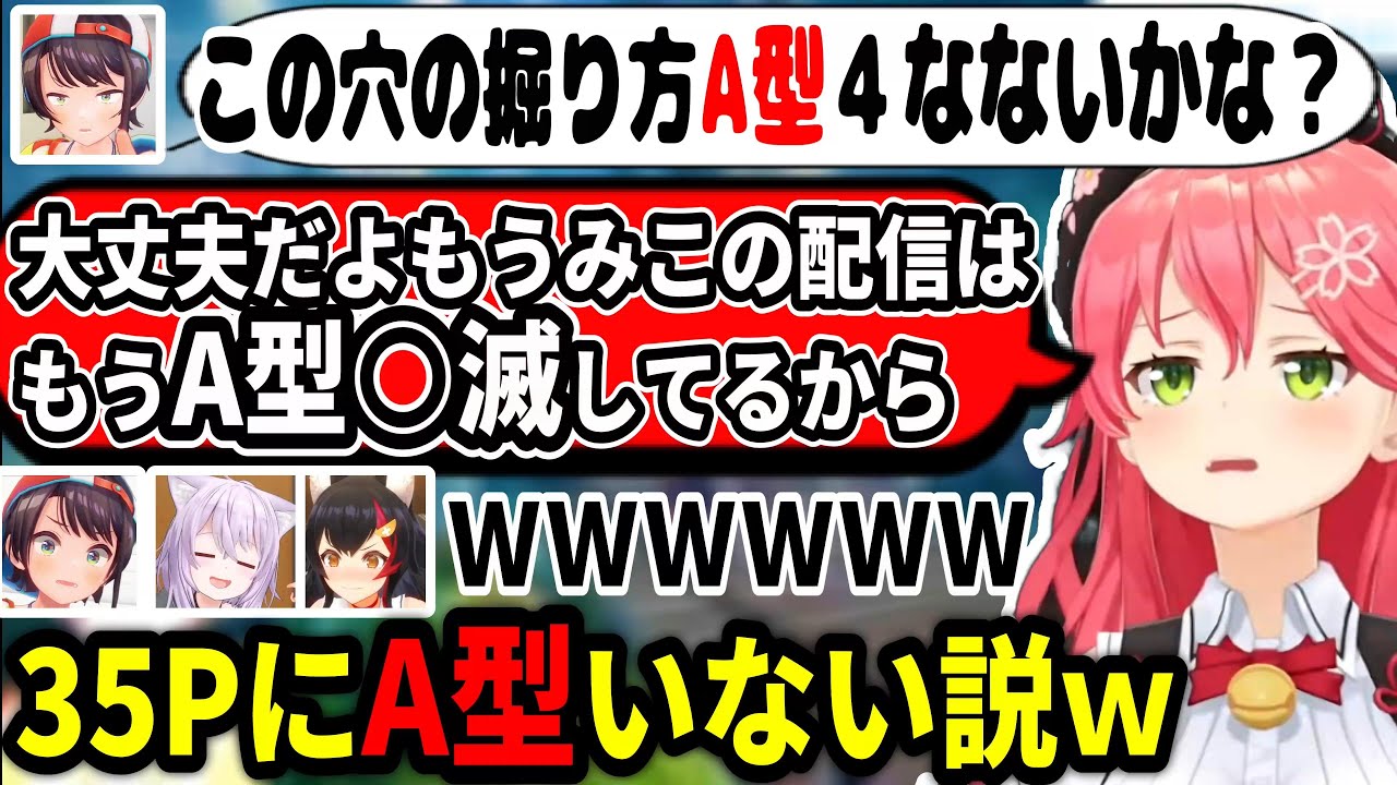 A型の視聴者ないなったみこちｗ【ホロライブ切り抜き　さくらみこ切り抜き】