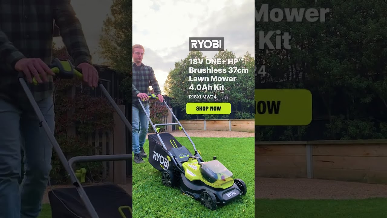 Tame Your Lawn With RYOBI's 18V ONE+ Lawn Mower Kit