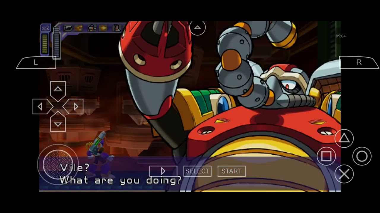 Megaman Maverick Hunter X - Vile - Hard- Speedrun (WR) No Damage