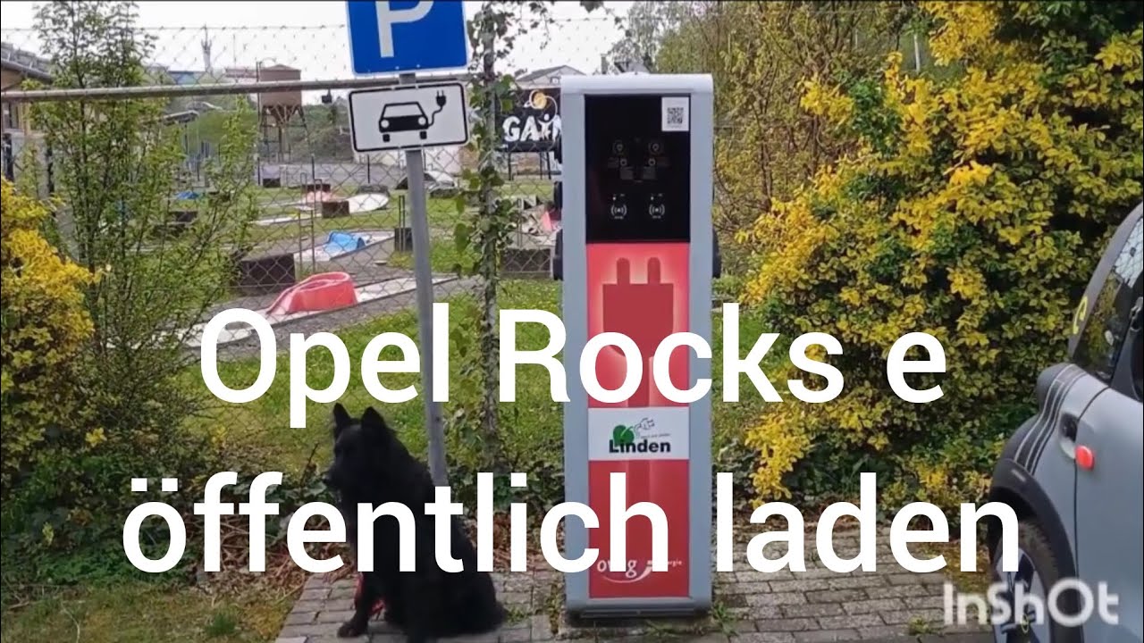 Opel Rocks e lädt während Mittagessen