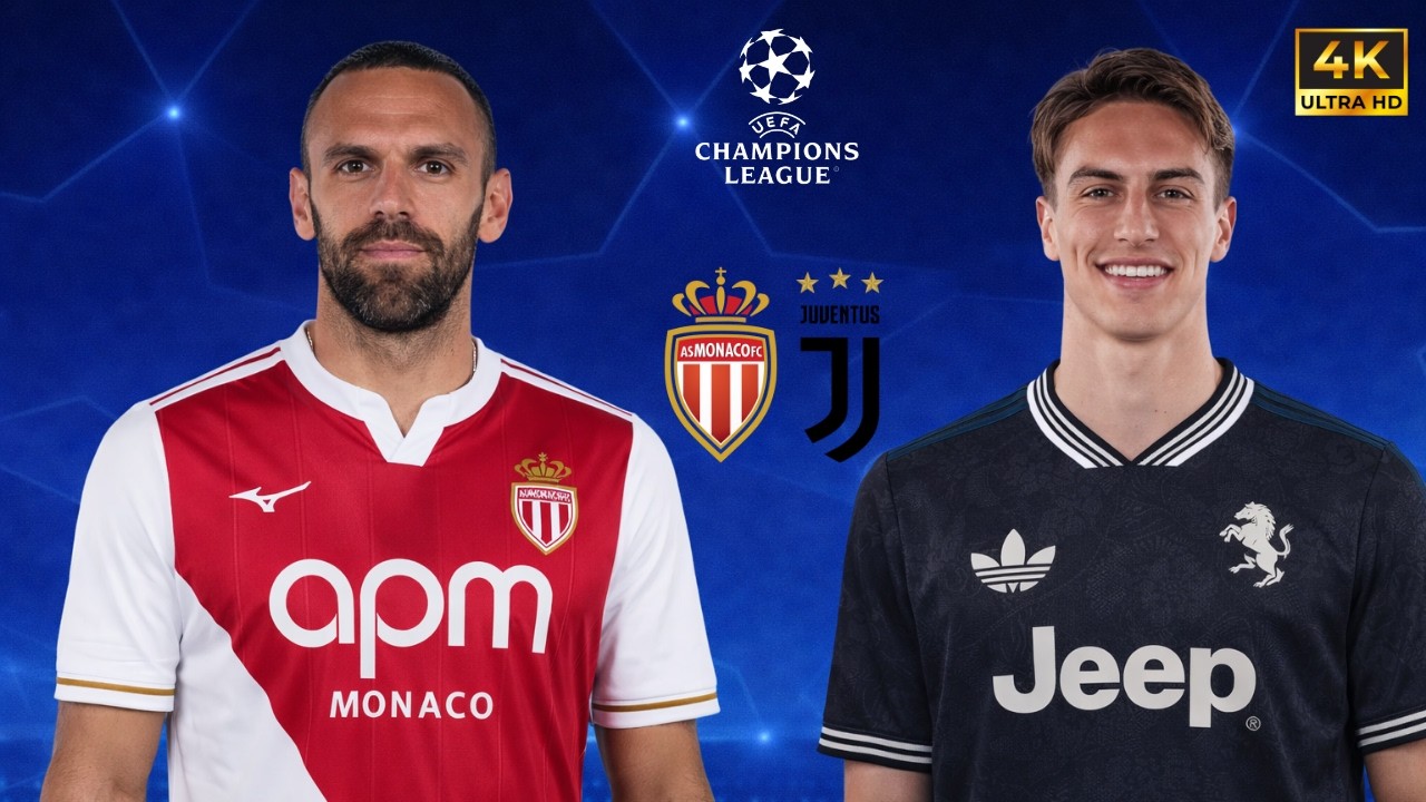 FC 26 - AS Monaco vs. Juventus | UEFA Champions League 25/26 Full Match [ 4K UHD ]
