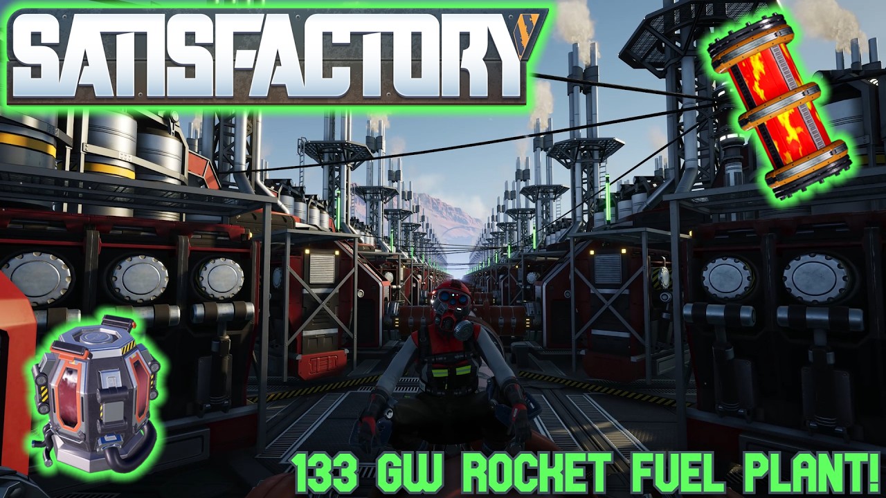 MASSIVE Turbo Fuel Factory & Biochemical Sculptures! | Satisfactory ep.29