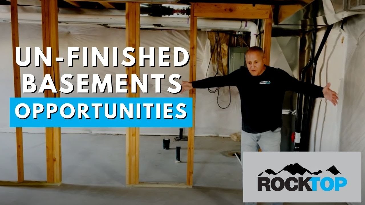 A Basic Breakdown of an Unfinished Basement & Opportunities