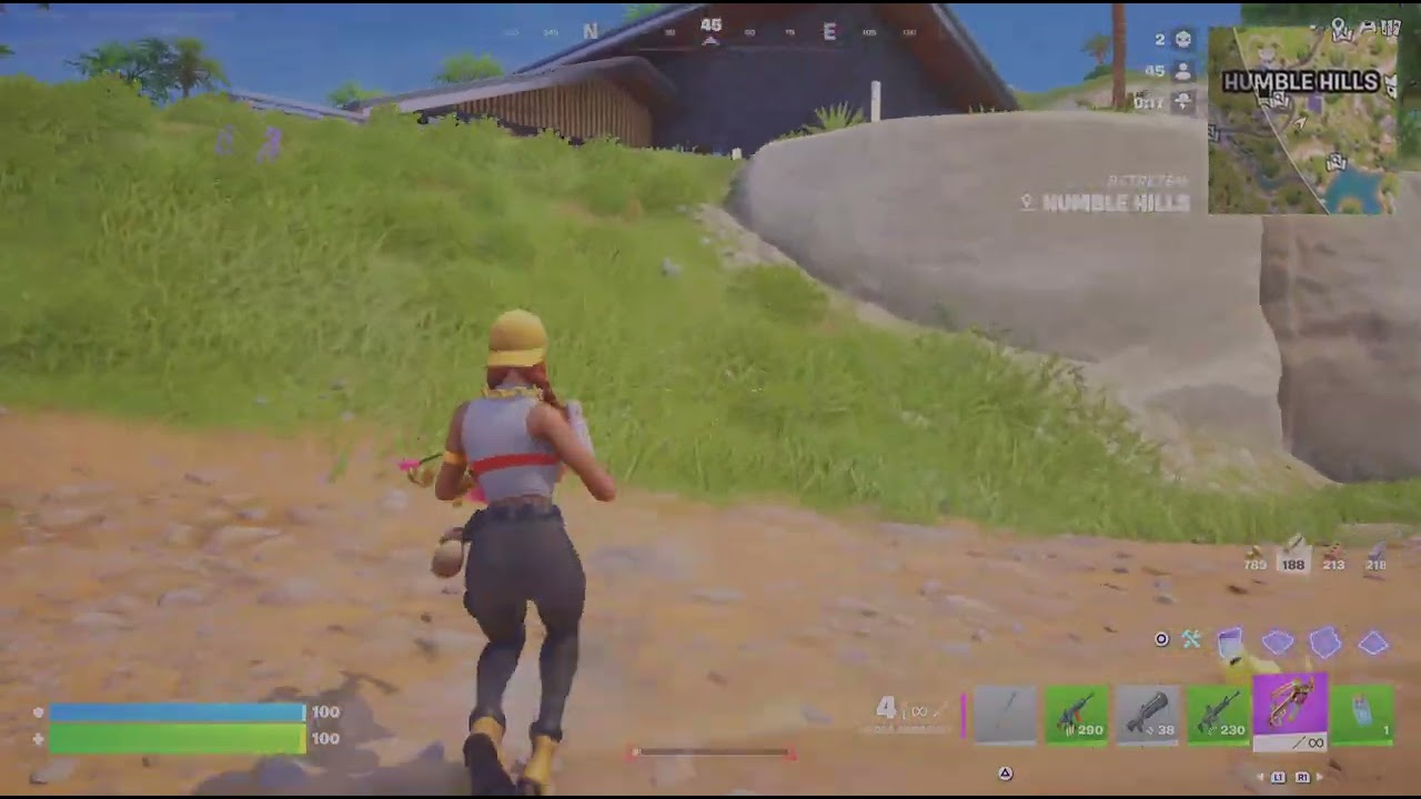 Fortnite aber ich habe 1 ganze Runde und eine halbe Runde gespielt
