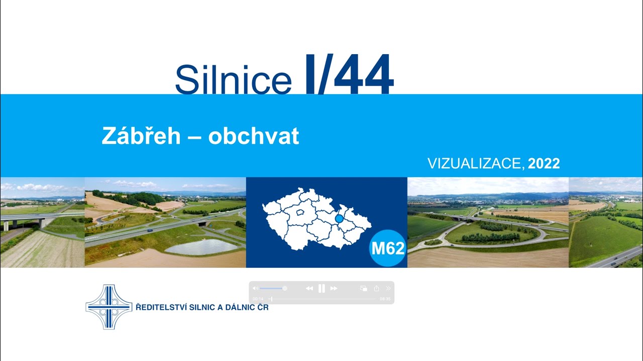 ŘSD ČR - Silnice I/44, Zábřeh - obchvat (vizualizace, 2022)