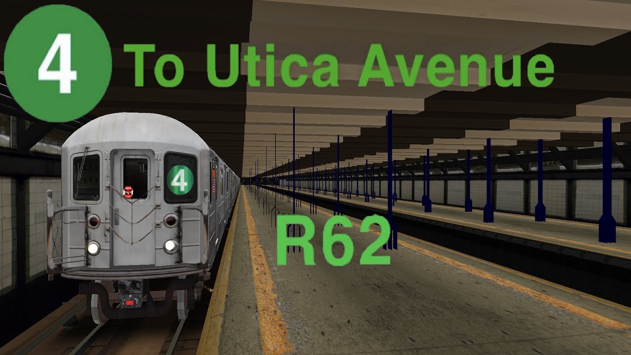 OpenBVE HD 60 FPS: R62 4 train from Woodlawn to Crown Heights-Uitca Ave